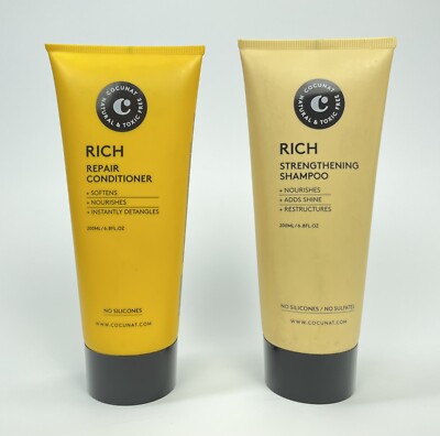 Cocunat Rich Hair Care Strengthening Shampoo + Repair Conditioner DUO