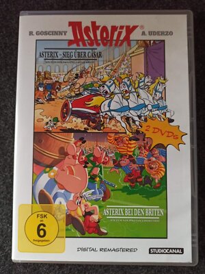Asterix - Sieg über Cäsar / Asterix - Bei den Briten (2 DVDs) guter Zustand !
