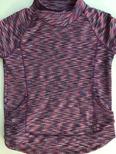 Girls Athleta Size XL 14 Sweatshirt Long Sleeve Athletic Pullover Purple Pink