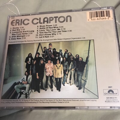 Eric Clapton by Eric Clapton (CD, Oct-1988, Polydor MADE IN WEST