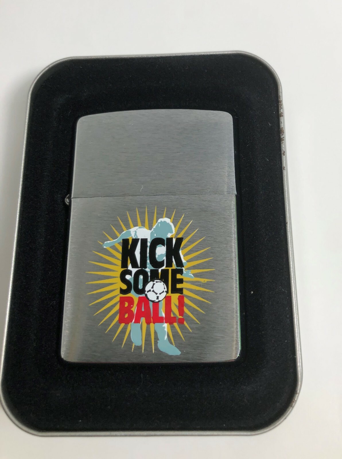 Soccer Zippo France World Cup 98 Soccer Kick Some Ball