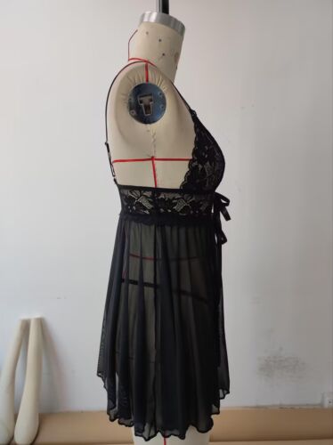 Mujeres Damas Sexy Lencería de San Valentín Encaje Quimise Prendas para dormir Ropa interior Prendas para dormir - Imagen 8 de 12