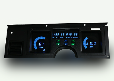 LS SWAP 1984-1989 C4 Corvette Digital Dash Panel Blue LED