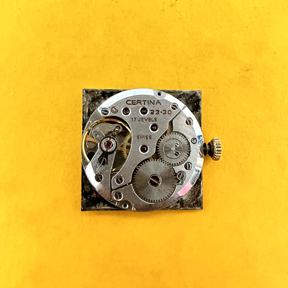 Certina Jubilé Cal. Movimiento 23-30, esfera, manecillas y corona para revisar o ejecutar piezas Foto 2 de 2