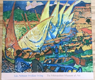 Andre Derain•Fishing Boats, Collioure 1905•Metropolitan Museum Andre Derain•Fishing Boats, Collioure 1905•Metropolitan Museum
