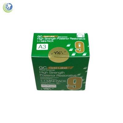 GC Gold Label 9 Restaurateur Postérieur Haute Résistance - Ciment Verre Ionomère - Neuf