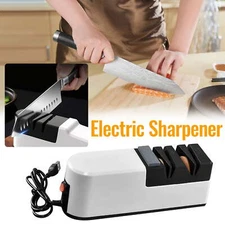 Electric Knife Sharpener Professional Kitchen Sharpening Stone Grinder knives
