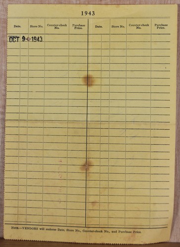 1943 Application Individual Liquor Permit Victoria BC Canada 634 Hulboldt Street - Picture 2 of 2