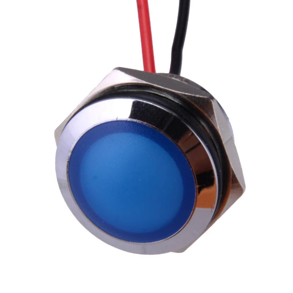 Luz indicadora LED piloto apta para Yamaha RT1 TY250 DT1 CT2 DT3 CT1 1969-76 conjunto Foto 2 de 3