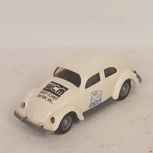 Praline Volkswagon Beetle 50 Jahre WCM Diecast 1:87 Vintage White Germany - Picture 1 of 9