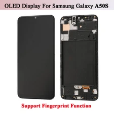 OLED Display LCD Touch Screen Digitizer Part For Samsung Galaxy A50s A507 Frame