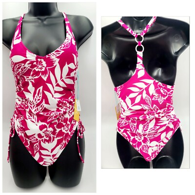 Kona Sol Women's Medium Coverage One Piece Swim Suit AG311 Size XS(0-2)