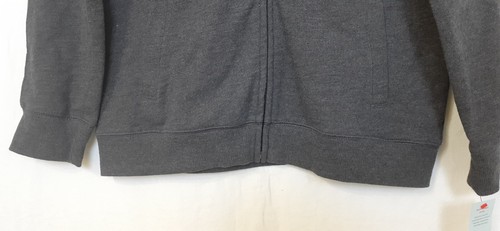 Cat & Jack Boy's Gray Full Zip Knit Jacket with Pockets XL (16) - Picture 3 of 4