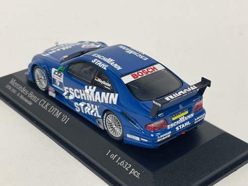 1/43 MINICHAMPS Mercedes CLK DTM 2000 Manthey Maylaender Car #9 400013109 CS925 - Imagen 2 de 7