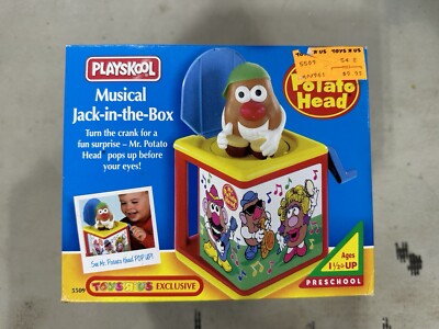 HTF VTG 97 Playskool Potato Head Musical Jack-in-the-Box