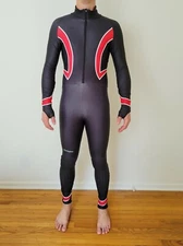 apogee racing full Body suit Speedskating skiing large speedsuit skinsuit