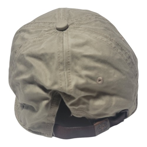 Timberland Adjustable Beige Blue Baseball Cap Hat Mens - Picture 4 of 9