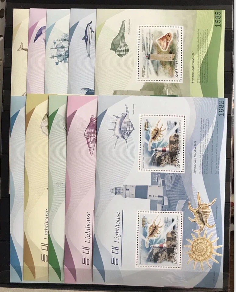 25 x Lighthouses/ Shells / Dolphins /Marine Birds / Ships  -- MNH**  Del.12 - Image 3 of 3
