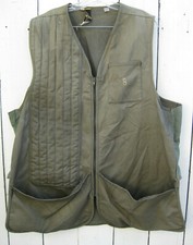 VINTAGE BOB ALLEN Big Size GREEN HUNTING VEST Sportsman's Shooting Vest Modified