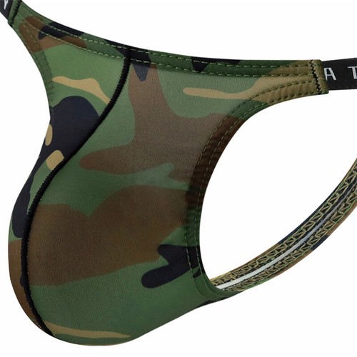 String Micro Lisse Pour Homme Sous-Vêtement Sexy À Dos En T String Jockstrap ~ - Picture 11 of 24
