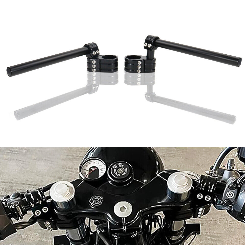 Adjustable Clip-On Handlebar Fit For Kawasaki ZX6R 03-08 13 Adjustable Clip-On Handlebar Fit For Kawasaki ZX6R 03-08 13