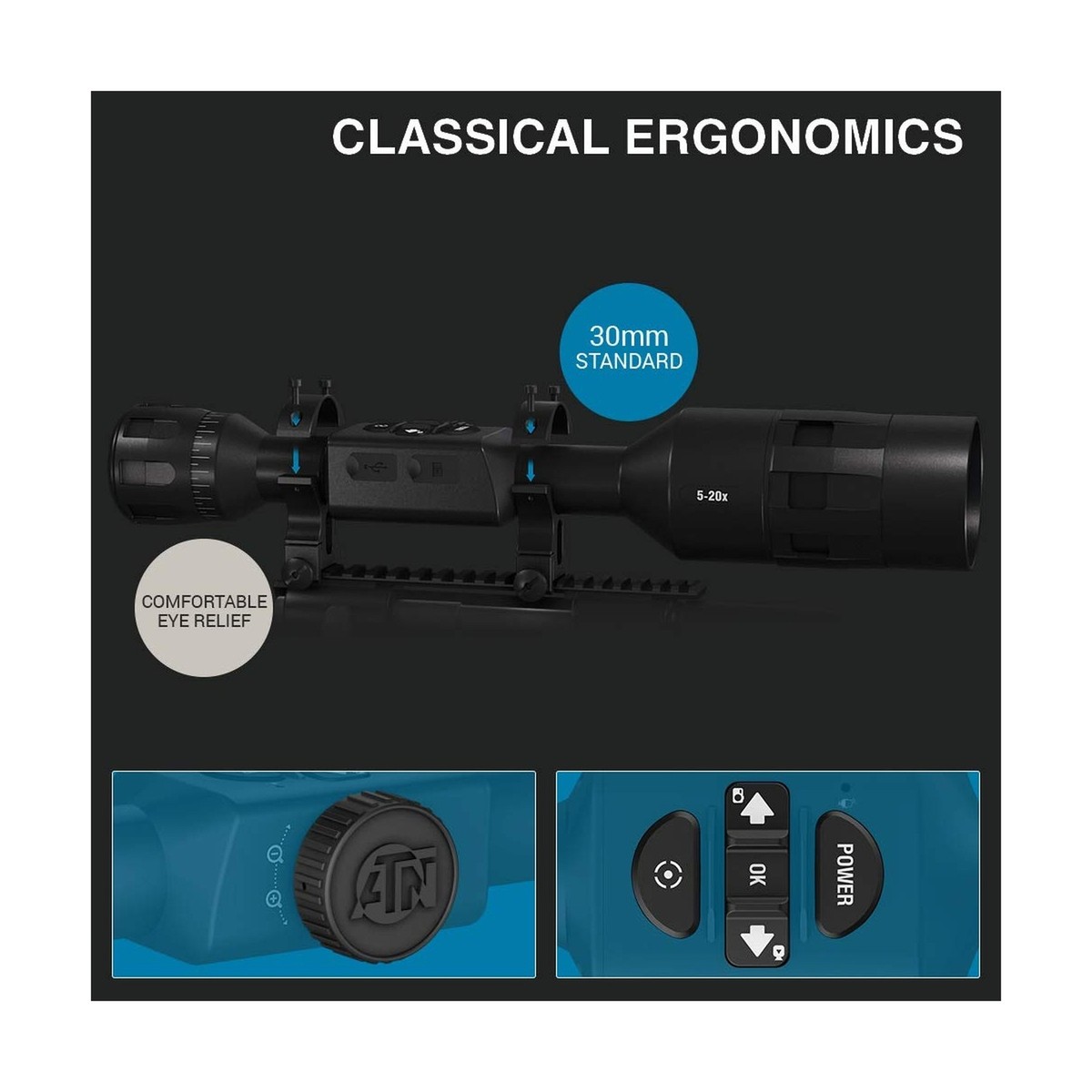 ATN X-Sight 4K Pro 5-20x Night Vision Scope for sale online