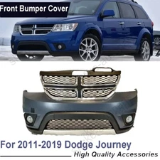 For 2011-2016 2017 2018 2019 Dodge Journey Front Bumper Grille & Lights Assembly