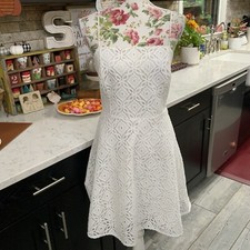 Lilly Pulitzer Size Small Jennilee Dress Treliss Lace in Resort White Classic