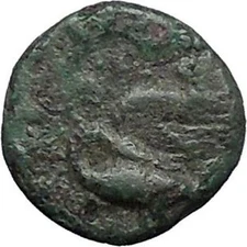 Klazomenai in Ionia 380BC Authetic Ancient Greek Coins Apollo Cult Swan i49596