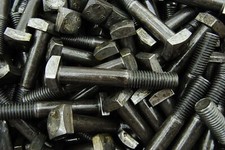 (15) Square Head 5/8-11 x 4" Bolts Unplated A307 15/16" Sq