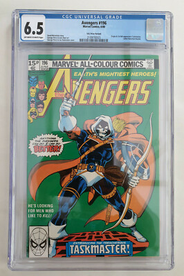 Avengers 196 CGC 6.5 1st full appearance of Taskmaster *Marvel, 1980, UK Seller*