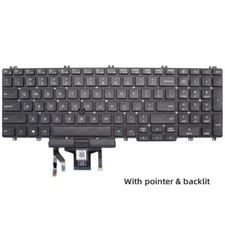 NEW Dell Latitude 5500 5501 5510 5511 Keyboard Backlit US Pointer THDMY, 0MMH7V