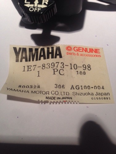 YAMAHA RD125 RD200 RD250 RD350 RD400 Daytona 1978 1979 Light Switch L.H N.O.S - Picture 3 of 3