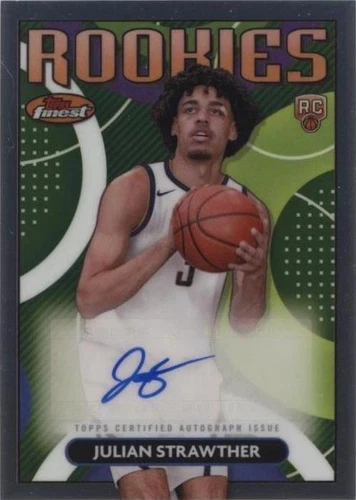 2023-24 Topps Finest - Julian Strawther #RFA-JS