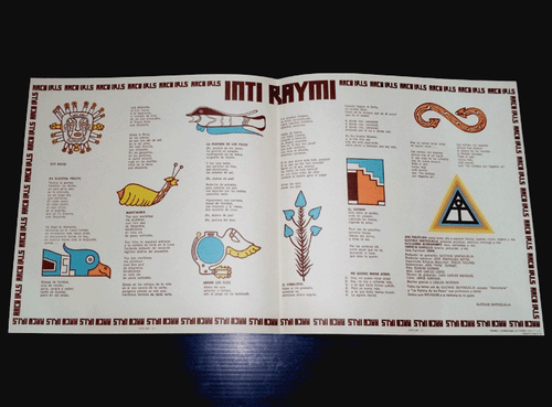 ARCO IRIS Inti-Raymi '75 japan promo white label LP w/OBI Argentina psych prog - Picture 4 of 5
