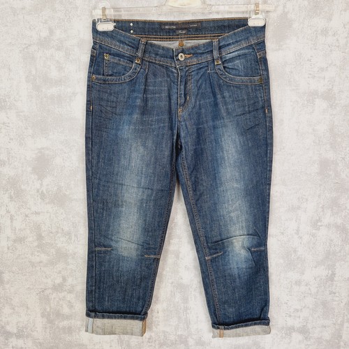 Marc O Polo Caprihose W28 38 M Emily Casual Blau 3/4 Beinlänge Jeanshose Jeans