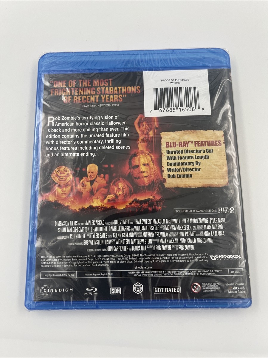 Halloween (2007) [Unrated] [Blu-ray] Brand New 767685165089