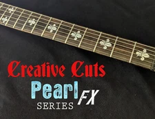 Fleur De Lis NOLA New Orleans DOWN Crowbar MOP Fret decals Set for BASS & GUITAR