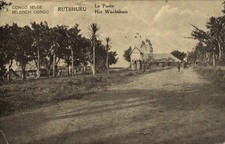 PC BELGIAN CONGO RUTSHURU LE POSTE VINTAGE PO...