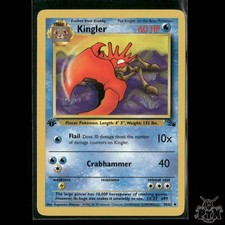 Kingler [1st Edition] #38 Prices | Pokemon Fossil | Pokemon Cards
