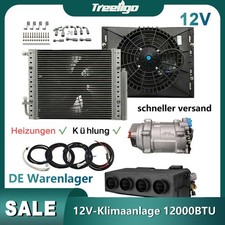 12V Elektrische Parkklimaanlage Klimaanlage Kühlen Für Cab Auto LKW Wohnwagen DE