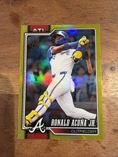 2026 Topps Series 1 - Ronald Acuña Jr. #50 Yellow Rainbow Foil /399