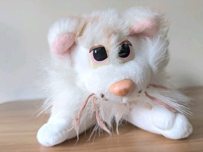 Pound Puppies Hornby 1986 Kätzchen Katze - Pfund schnurrt 7 Zoll - cremeweiße Streifen