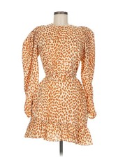 Ulla Johnson Women Orange Cocktail Dress M