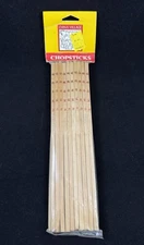 Vintage China Village Bamboo Chopsticks - 10 Pair - Made in Taiwan