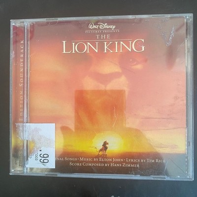 Lion King Special Edition Soundtrack CD 2003 Disney Elton John Hans Zimmer