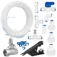 Wasserzulaufleitung 15M Anschluss-Set FüR KüHlschrank, 12 StüCk 1/4 Zoll ZubehöR