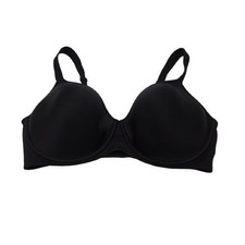 NEW Bali One Smooth U Ultra Light Minimizer Underwire Bra Black Sz 40DD DF3490