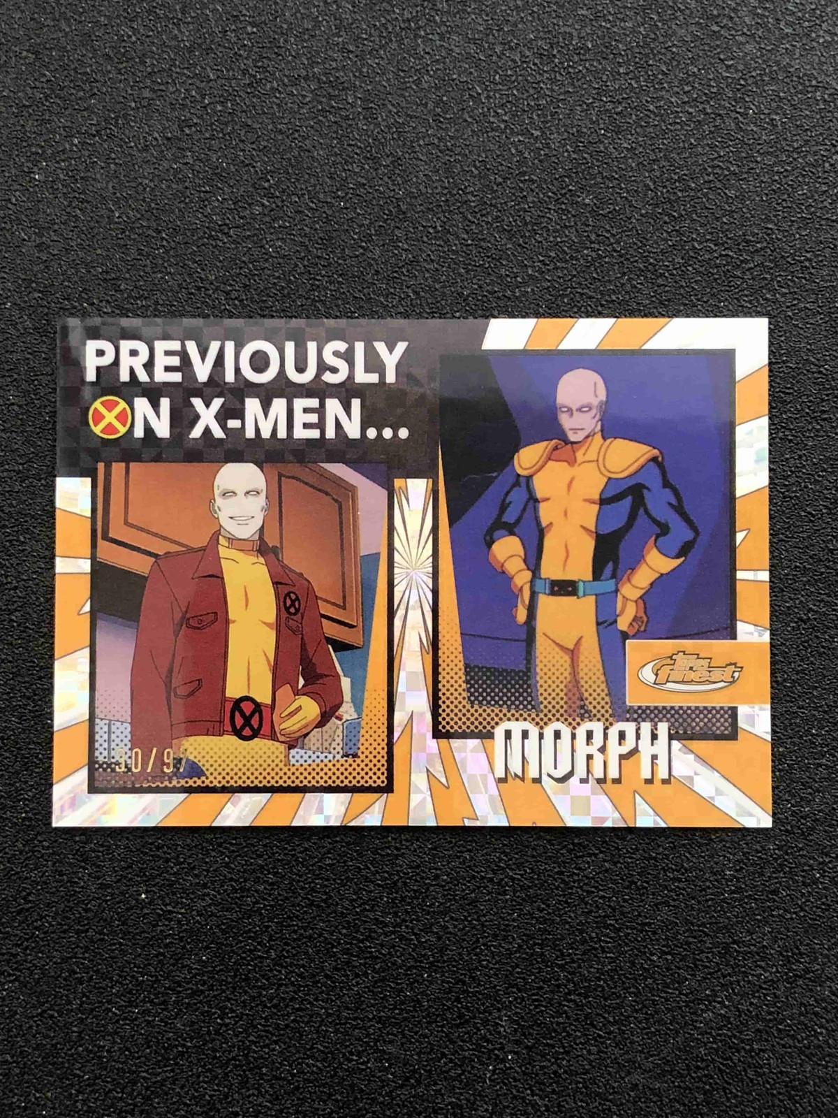 Morph 2025 Topps Finest Marvel X-Men 97 Previously X-Fractor /97 #PO-5