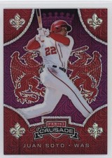2019 Panini Chronicles Crusade Purple Mojo Prizm 63/75 Juan Soto #17 o7m